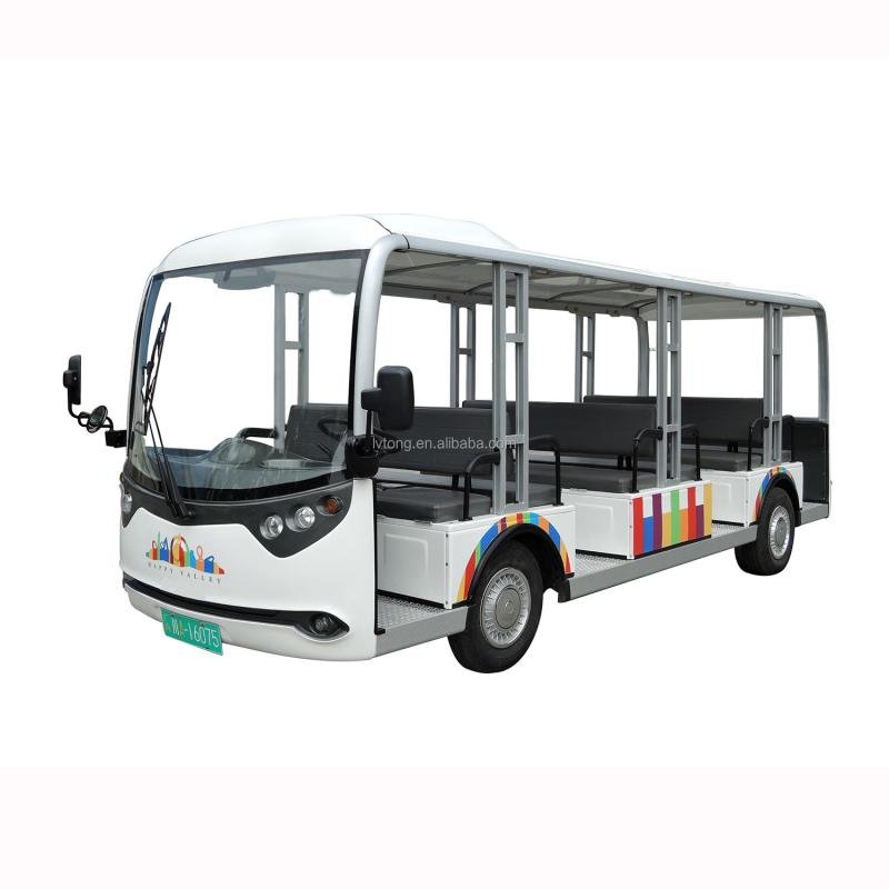 LVTONG LT-S23 Electric 23-Passenger Enclosed Sightseeing Bus 96V