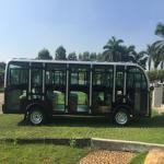 LVTONG 7.5KW 14-Seater Electric Enclosed Sightseeing Bus