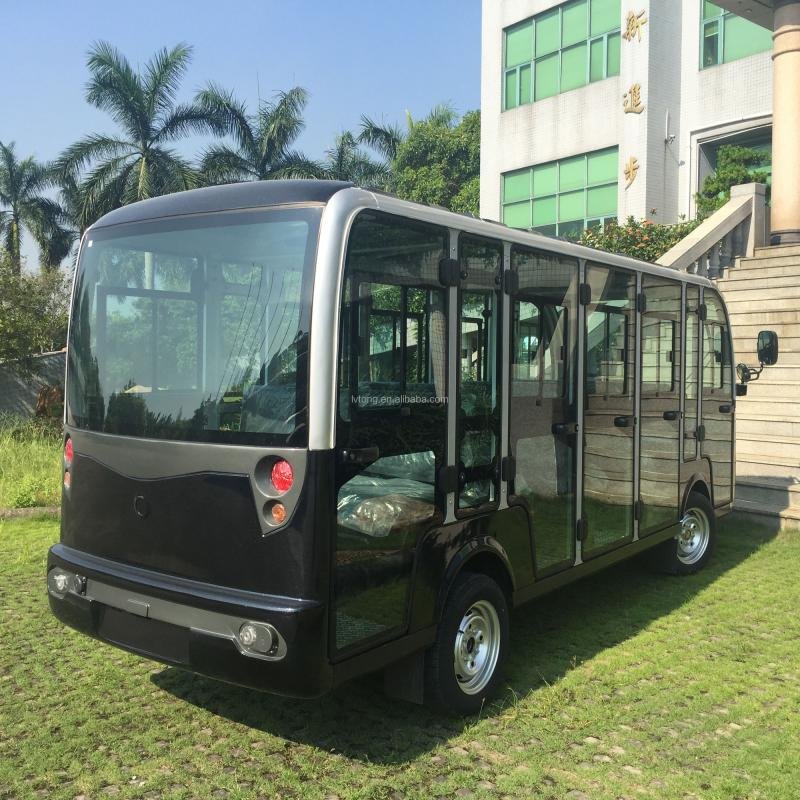 LVTONG 7.5KW 14-Seater Electric Enclosed Sightseeing Bus