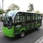 LVTONG 7.5KW 14-Seater Electric Enclosed Sightseeing Bus