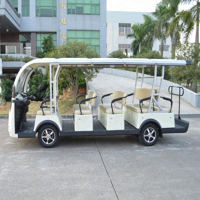 LVTONG 14-Passenger Electric Bus Dolphin Design Urban Transit Minibus