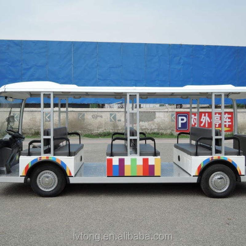 LVTONG 72V 9kW AC Electric 23-Seater Sightseeing Bus