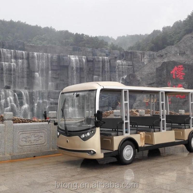 LVTONG 72V 9kW AC Electric 23-Seater Sightseeing Bus