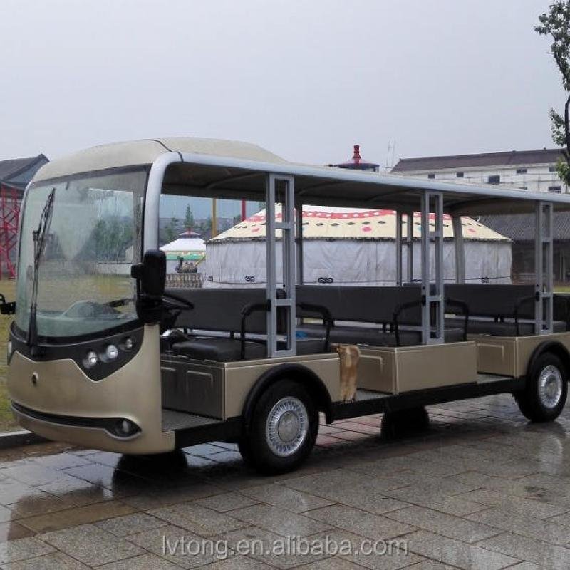 LVTONG 72V 9kW AC Electric 23-Seater Sightseeing Bus