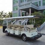 LVTONG Electric 72V 6.3kW 14-Seat Sightseeing Car for Hotel Resort Transportation