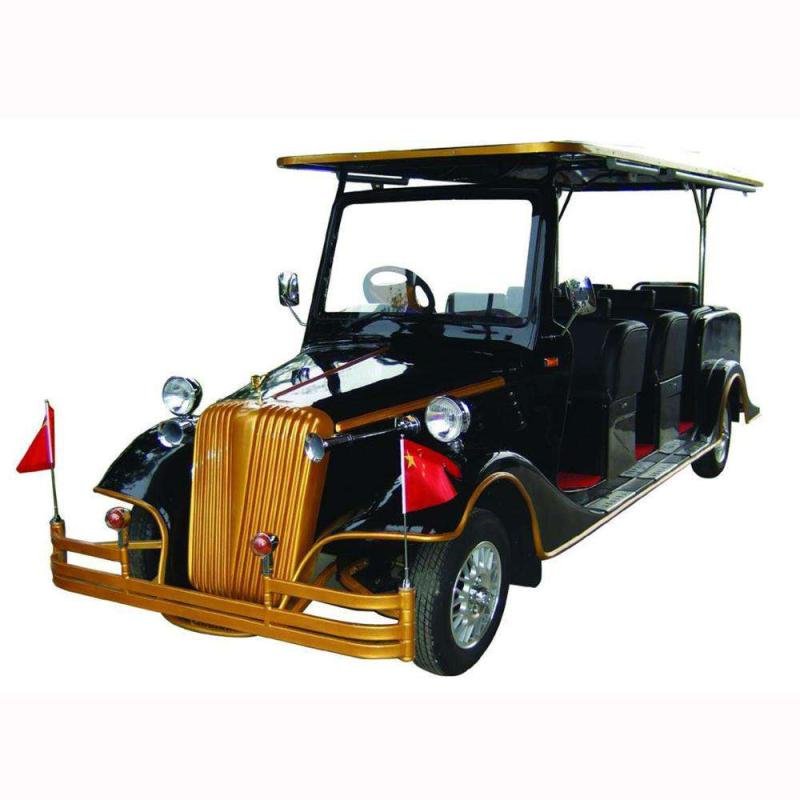 Lvtong LT-S8.FA 8-seater electric sightseeing classic car for amusement parks and tourist attractions