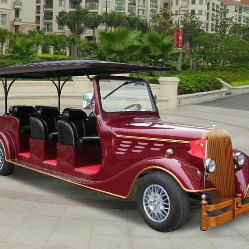 LVTONG 72V Electric 8-Seater Low-Speed Sightseeing Bus