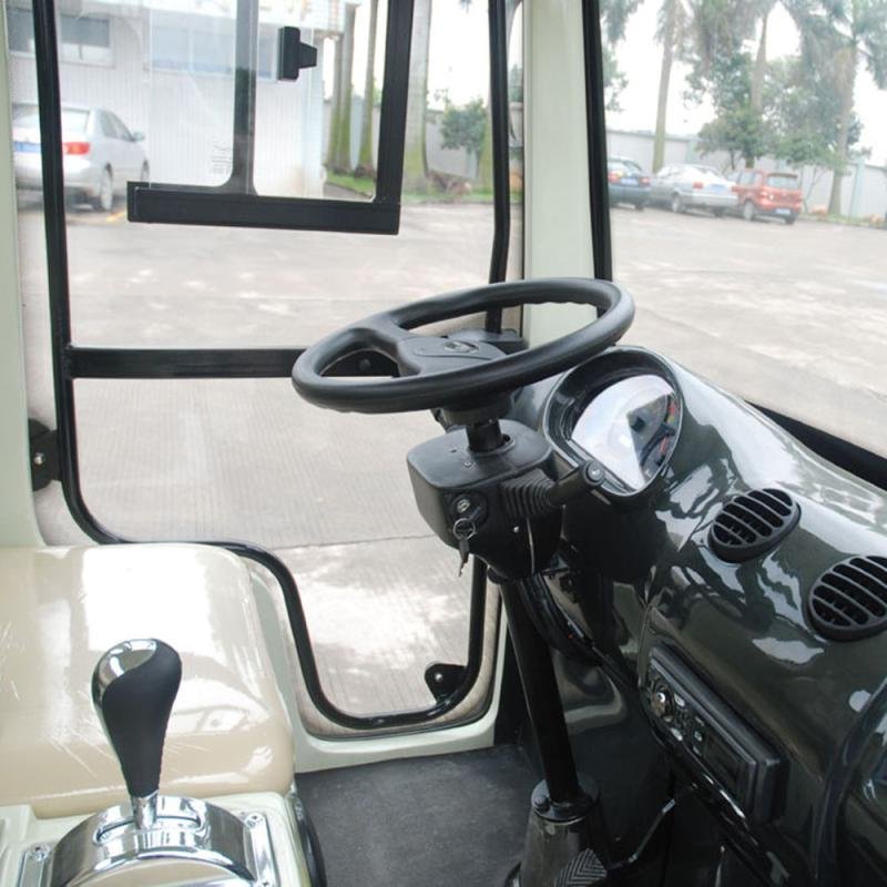 Lvtong 1268/400A Electric 2-Seater Cargo Cart - Industrial Battery Powered Transport Vehicle