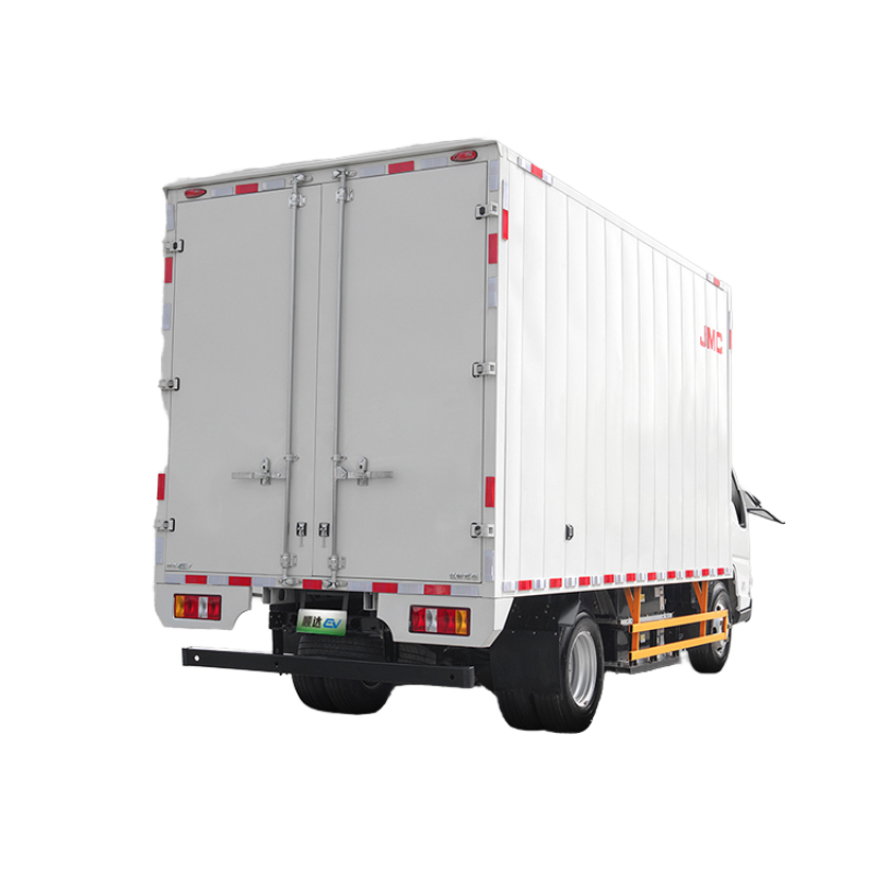JMC Shunda EV 120kW 89.1kWh Electric Light Pickup Truck front view showing modern commercial EV design