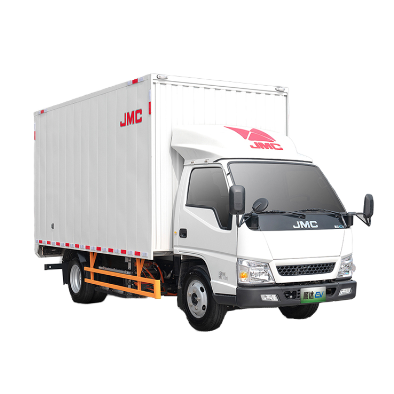 JMC 120kW electric light truck 89.1kWh battery 220km range 4x4 commercial vehicle